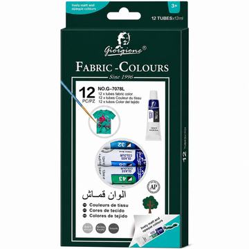 Set 12 Pinturas para Tela Giorgione G-7078 · 12 x 12 ml Por Mayor Giorgione