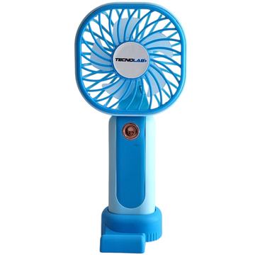 Mini Ventilador Recargable Portátil Azul Tecnolab TL669BL Tecnolab