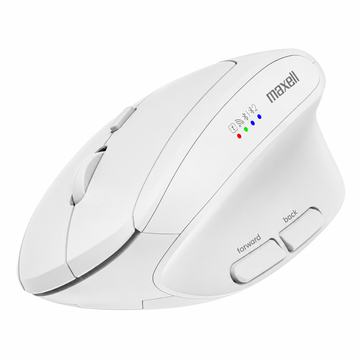 Mouse Vertical Maxell MOWLBT-750 Bluetooth 2400 DPI Blanco Maxell