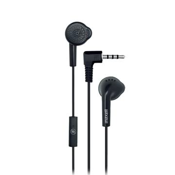 Audífonos Stereo Earbuds con Mic EB-MIC 3.5mm Maxell Negro Maxell