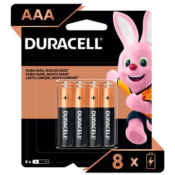Pack 8 Pilas Duracell AAA Alcalina Duracell